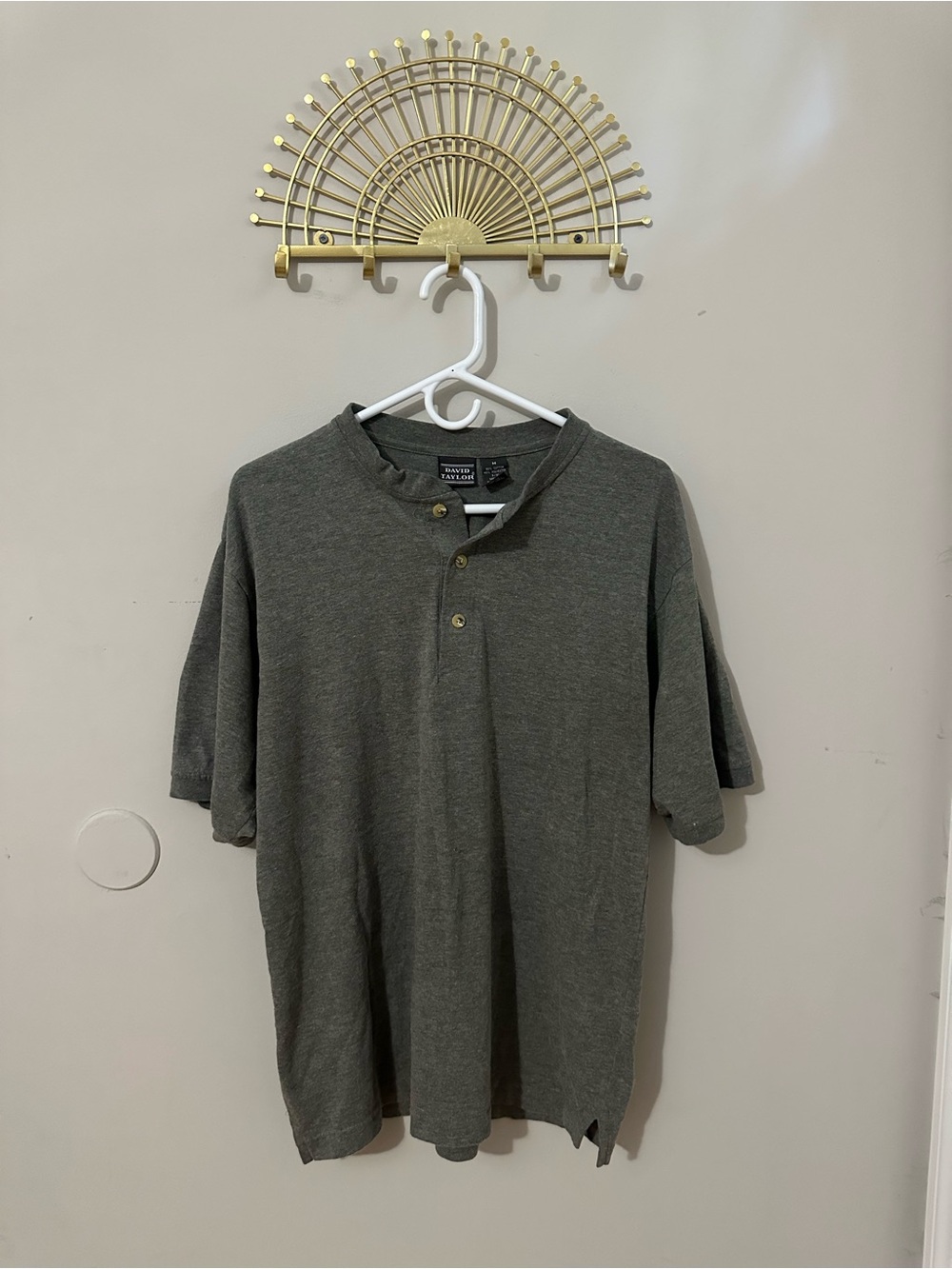 Vintage Gray Polo Shirt